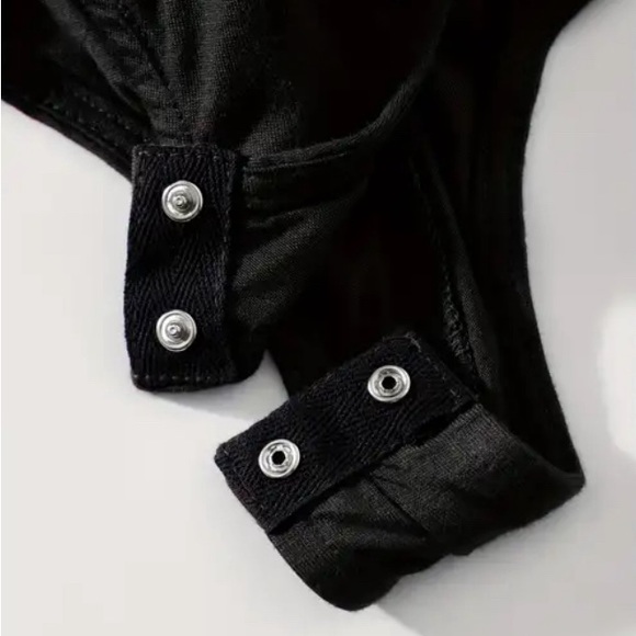 Zipper Lace Cami Dress Black Sexy Sleeveless Scallop Trim Split - Picture 4 of 7